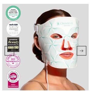 Omnilux Contour LED Face Mask - White and Green